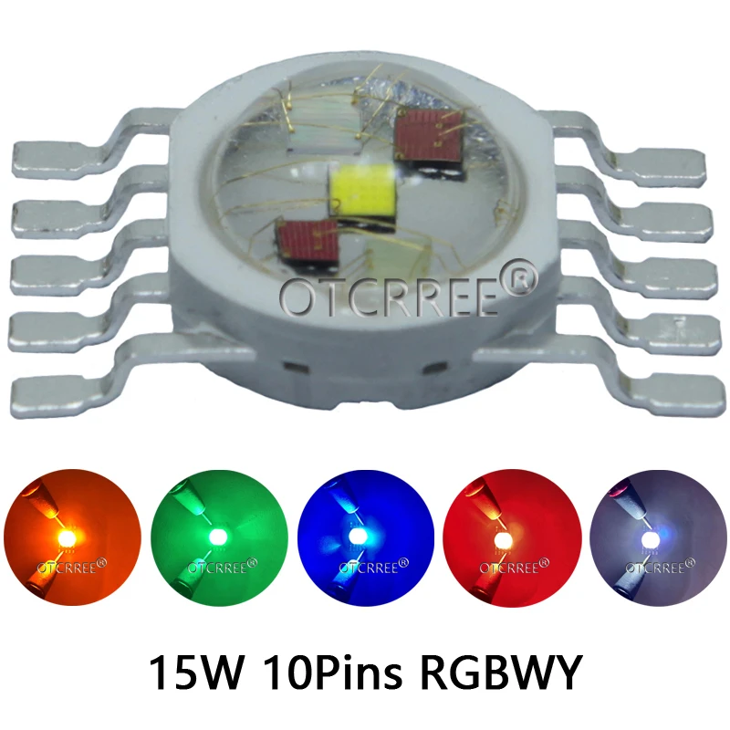 15W 10Pins RGBWY