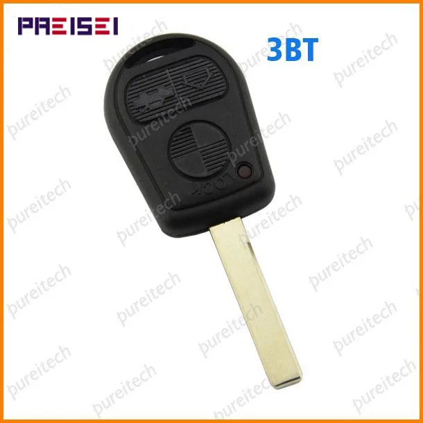 

PREISEI 3 Buttons Replacements Remote Car Key Shells Case Fobs For BMW Key With HU92 Blade
