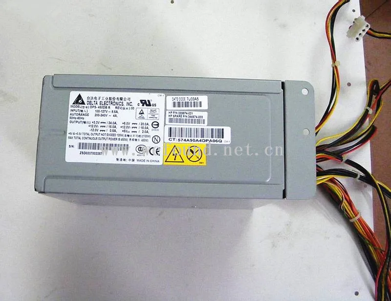 100% рабочий Сервер питания Для ML150 G1 344674 003 339874 001 DPS 450DB R 450W полностью