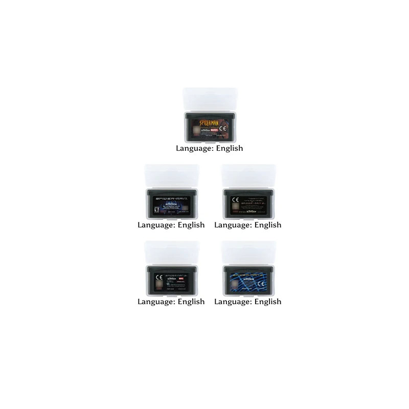 

32 Bit Video Game Cartridge Console Card SPIDERR MAN Series US/EU Version