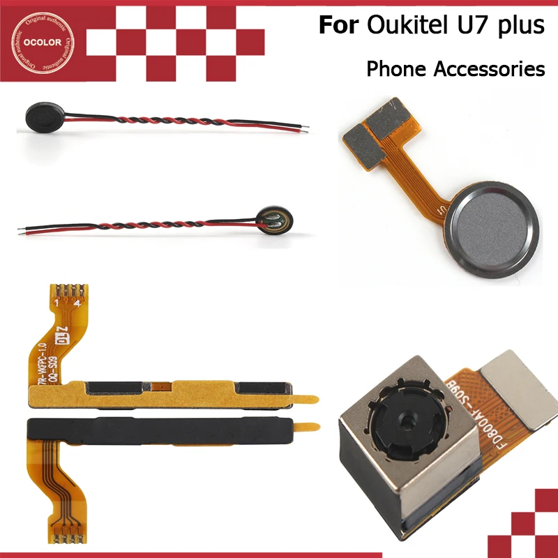 

For Oukitel U7 plus Speaker cable Fingerprint Sensor Lock and Unlock Button Power button flex cable Volume button key Flex Cable