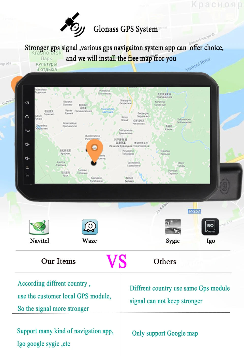 Top Car Multimedia Stereo Radio Audio DVD Player Android 9.1 GPS Navigation For Suzuki IGNIS 2017 2018 Gps navigation System Carplay 8
