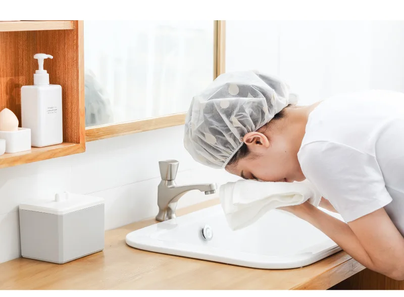 1 шт. водонепроницаемая шапочка для душа, толстая эластичная шапочка для ванной для женщин, принадлежность для купания, продукт для ванной, масло для кухни, устойчивая шляпа
