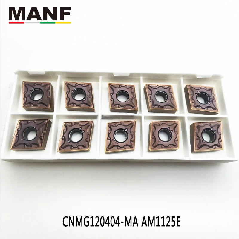

MANF CNMG120404 CNMG120408 Carbide Inserts Turning Tools Lathe Carbide Insert External CNC Blade For Stainless Steel Holder