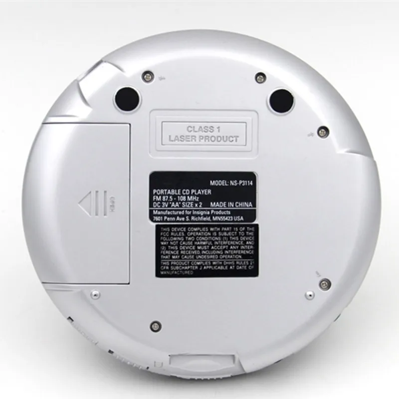 Portable cd walkman music player supports MP3 WMA