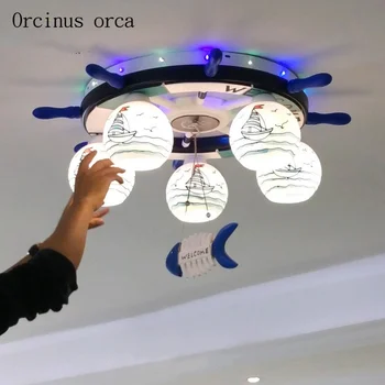 

Cartoon creativity pony ceiling lamp children's room boy girl baby bedroom warm eye protection LED ceiling lamp free shipping