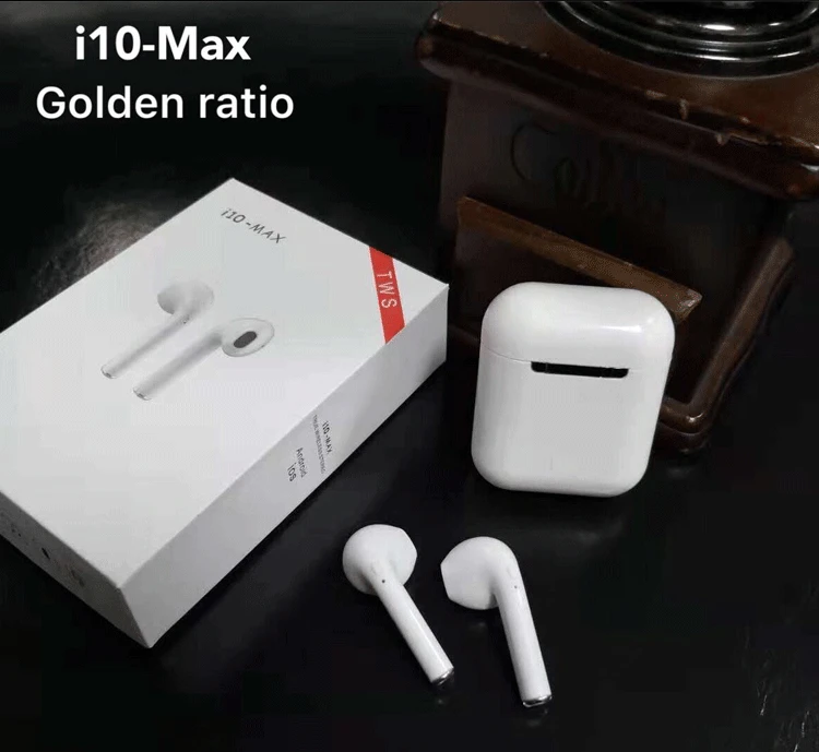 Wireless Bluetooth i10 max tws i10 tws Air Pods Ear Pods Earphones Earbuds Headset with Charging Box for Apple iPhone android