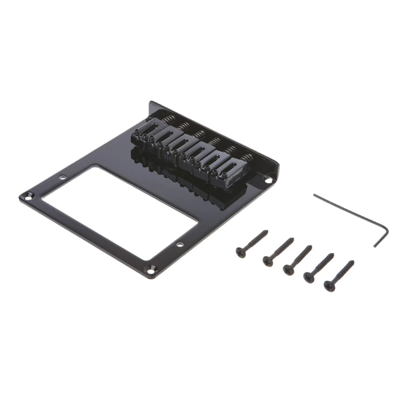 

New 6 Square Saddle Telecaster Humbucker Guitar Bridge Parts Accessories