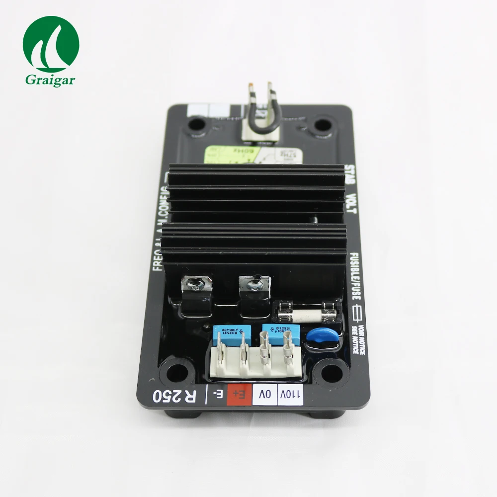 

Generator Spare Parts AVR Circuit Diagram R250 With Max. 100 Vdc at 120 Vac Input