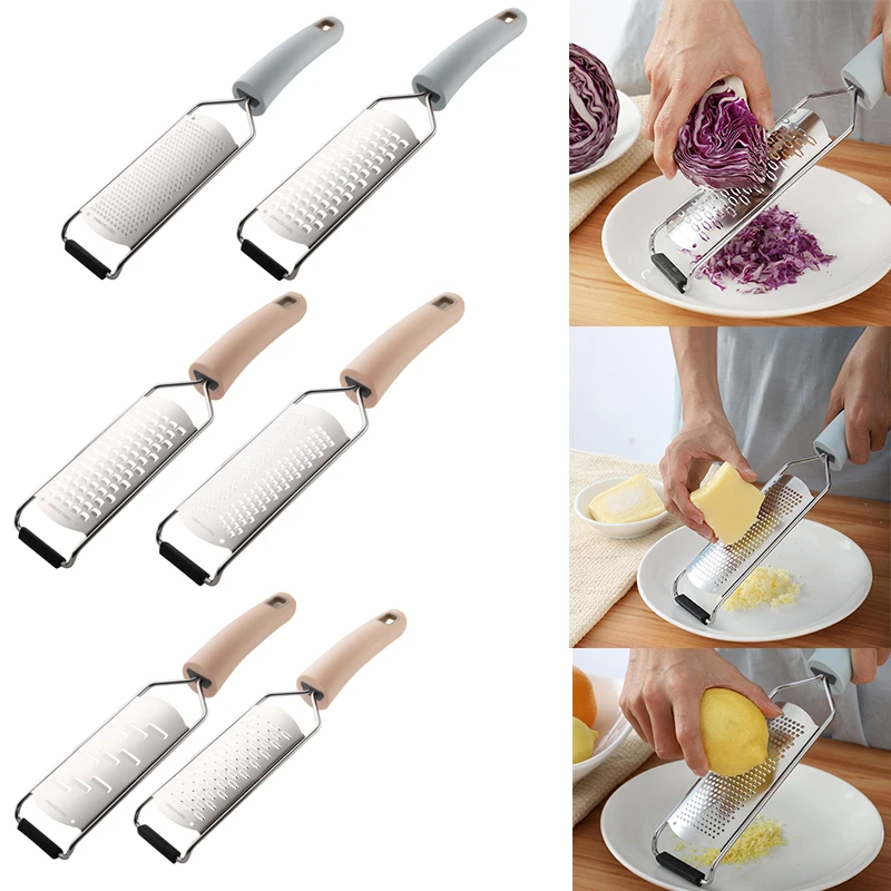 

Lemon Zester Cheese Grater Multi-purpose Stainless Steel Sharp Vegetable Fruit Tool