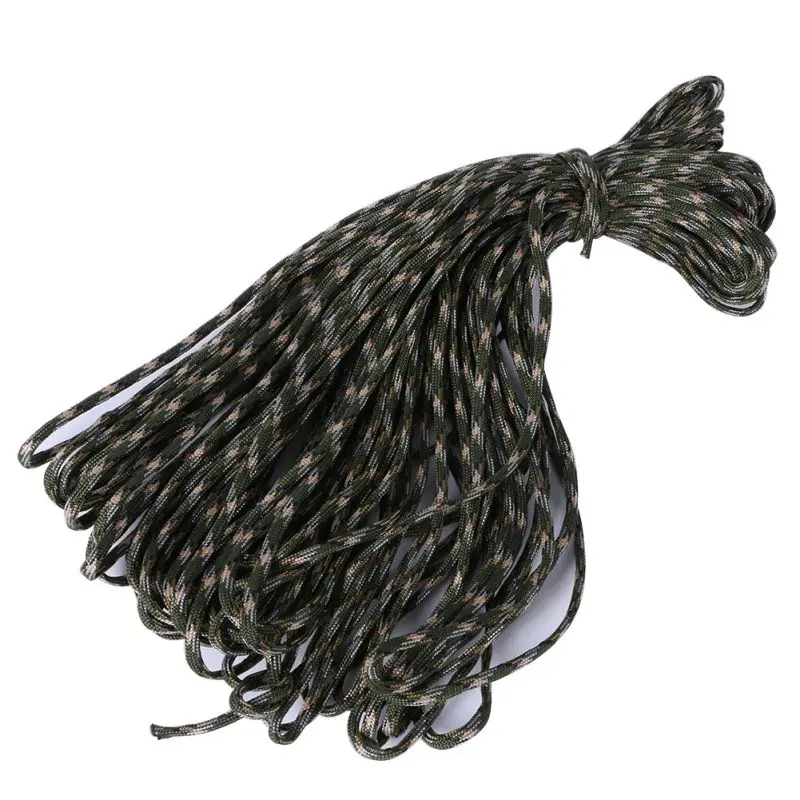 Outdoor Survival equipment Paracord 550 Parachute Cord Lanyard Rope Mil Spec Type III 7Strand 100FT Climbing