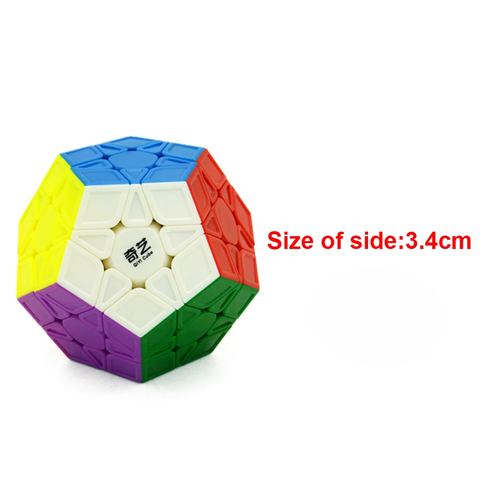 Многогранные магические кубики без наклеек Скорость Профессиональный 12 Сторон головоломка Cubo magico Развивающие игрушки для детей