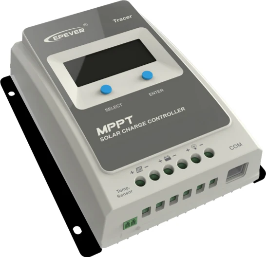 Controlador de Carga Baterias de Lítio-íon Solar para 12 Epever Mppt 20a 10a Preto-luz Solar Lcd Regulador v 24 Chumbo Ácido 40a - 30a Controladores solares