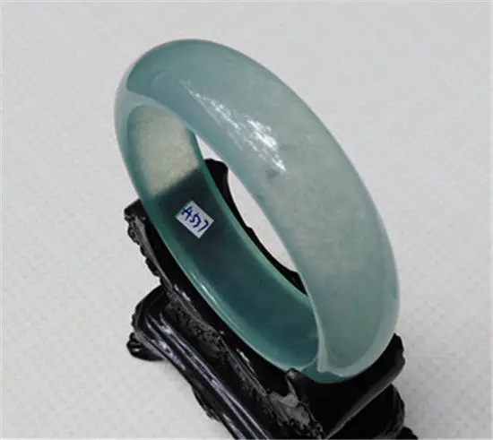 

Hot sell ->@@ NEW VINTAGE CHINA FASHION BEAUTIFUL NATURAL ICE COLD WHITE JADE BRACELET 62MM NEW -Top quality free shipping