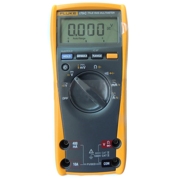 

100% Authentic New Fluke 179C True RMS Digital Multimeter Tester Meters, with Backlight, Warranty