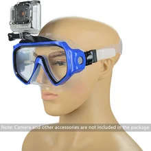 KingMa GoPro Accessories Go Pro Hero 1/2/3/3+/4 SJCAM SJ4000/9000 Xiaomi yi Swim Glasses Diving Mask Mount for Action Camera Cam