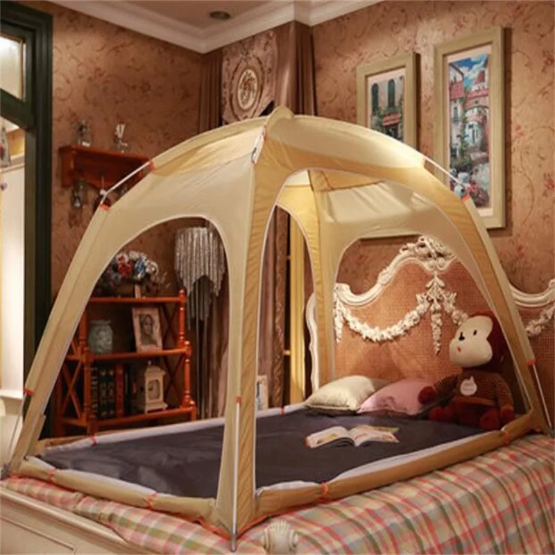 Children Playing Tent Indoor Bed Tent Polyester Fiber Camping Tent in