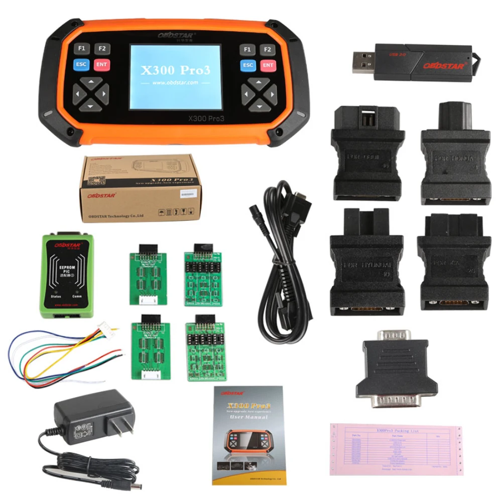 

HKOBDII OBDSTAR X300 PRO3 Key Master Standard/Full Version Full Package Configuration Full Version Key Programmer