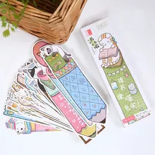 30 шт./кор. Творческий узнать cat бумаги закладки канцелярские закладки Книга Держатель сообщение карты школьные принадлежности papelaria