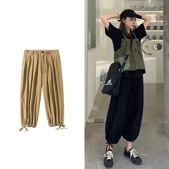 

2019 Summer Men's Fashion Trend Haren Pants Cotton Casual Pants Loose Trousers Active Elastic Hip Hop Joggers Sweatpants M-2XL