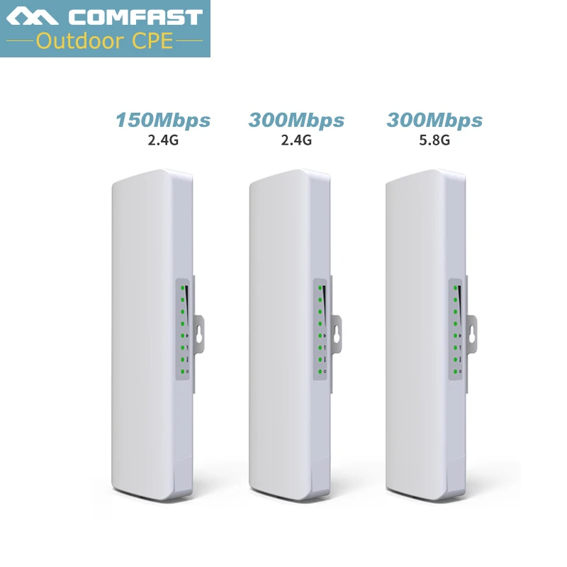2Pc Comfast point to point Wireless bridge 300Mbps 150Mbps outdoor router 2.4G/5.8 G WIFI Amplifier Network wi fi access point 2Pc Comfast point to point Wireless bridge 300Mbps 150Mbps outdoor router 2.4G/5.8 G WIFI Amplifier Network wi fi access point