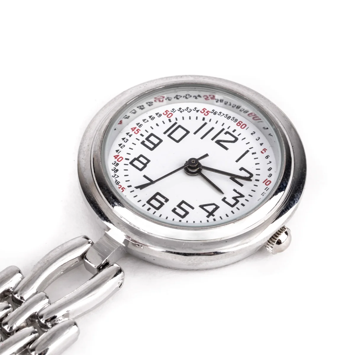 Shellhard Round Dial Red Cross Nurse Watches  3 Colors Brooch Fob Quartz Nurse Clip on Hanging Medical Pocket Watch