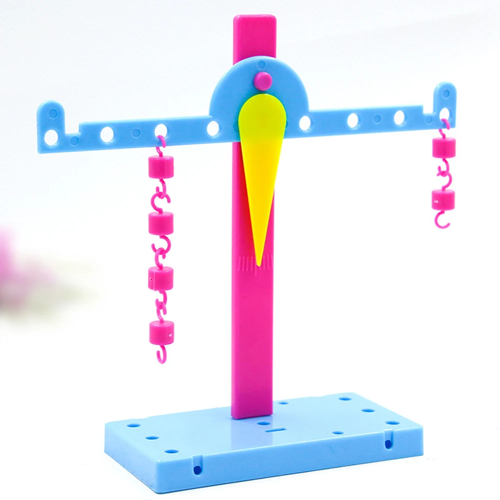 

DIY Plastic Educational Lever Principle Balance Scale Toys Experiments Material Physics Teaching For Kids Students