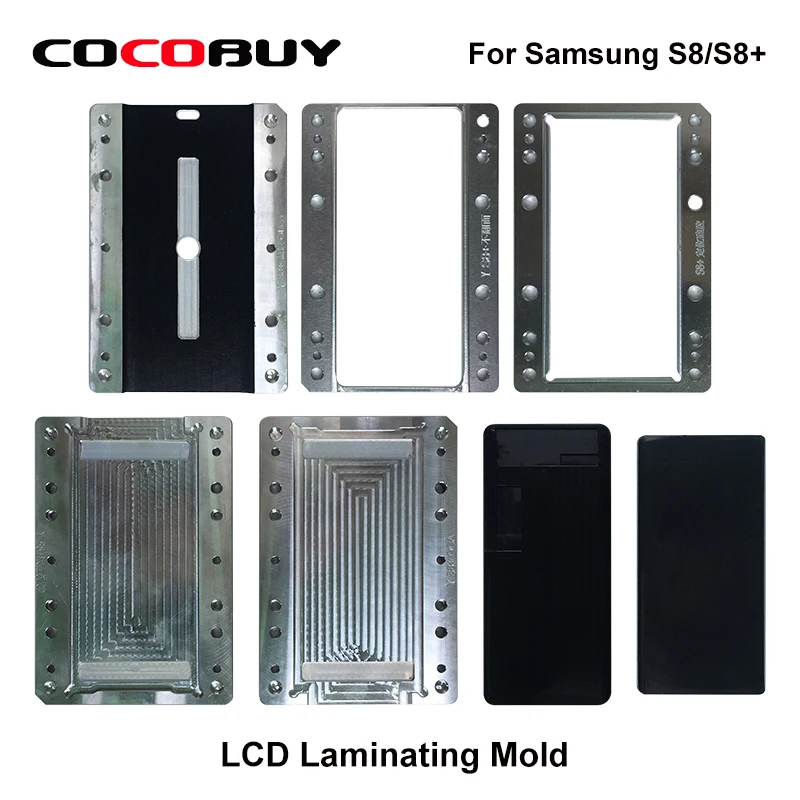 Samsung форма для ламинирования Galaxy S8/S8plus unbent flex LCD поляризационная пленка OCA стекло
