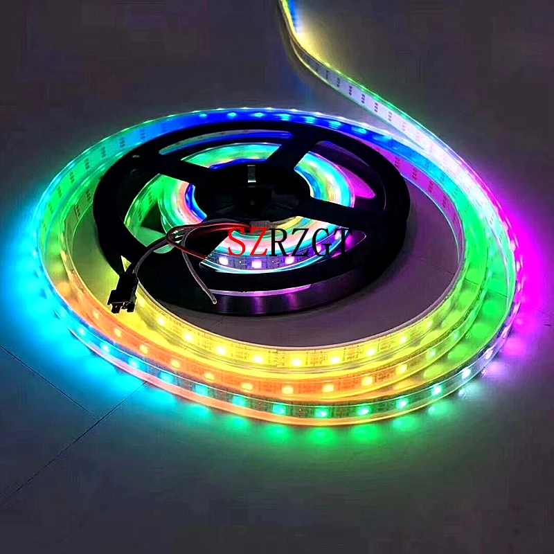 Светодиодная лента WS2812 2812B RGB 5 м/1 м светодиодная 60 IP20 IP67 водонепроницаемая