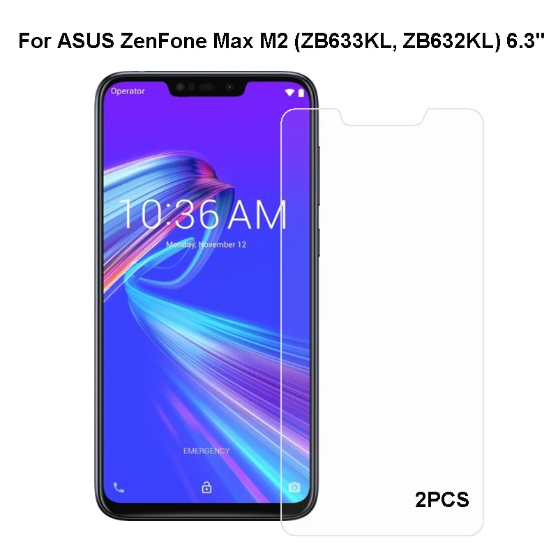 

ASUS ZenFone ZB633KL ZB632KL Tempered Glass 9H High Quality Protective Film For ASUS ZenFone Max M2 ZB633KL ZB632KL