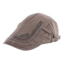 Дизайн мужские береты спортивные шапки 58 см Регулируемые Размер хлопчатобумажные вышитые буквы хип-хоп шапки мужские уличные берет