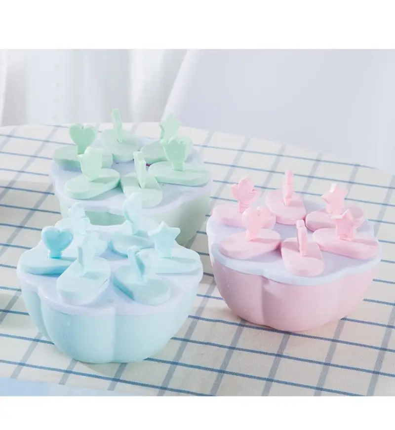 DIY многоразовые съемный мультфильм домашнее мороженое формочки для льда в виде фруктового льда лоток кубики льда