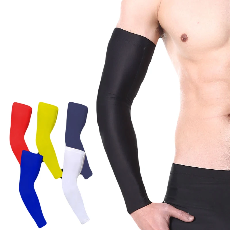 

1 Pair Crossfit Elbow Protector Pads Arm Brace Support Basketball Tennis Breathable Sleeve Straps Sports Padding Wraps M L XL