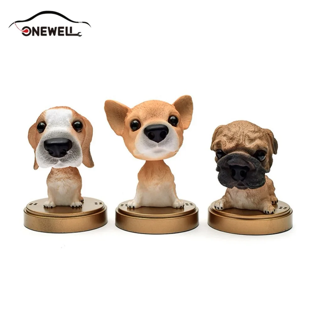 

Shake Head Dog Dolls Dashboard Car Decoration Automobile Toys Auto Accessories For Girls araba aksesuar