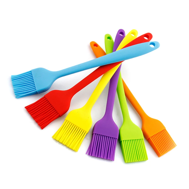 8 Inch Silicone Pastry Brush Multifunctional Oil Butter Basting Brushes Silicone Baking Tools Kitchen Grill BBQ Accessories (2-1)