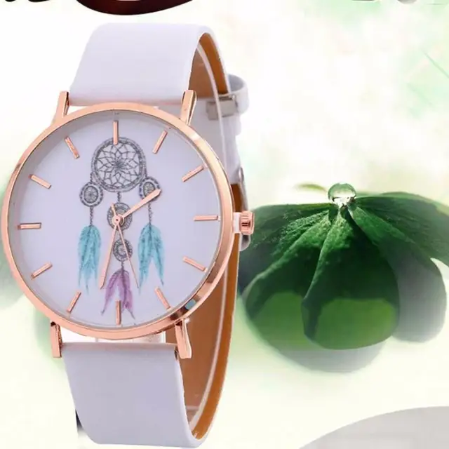 Women Dream Catcher Pattern Watch Luxury PU Leather Quartz Wrist Watch For Women Women Dream Catcher Pattern Watch Luxury PU Leather Quartz Wrist Watch For Women