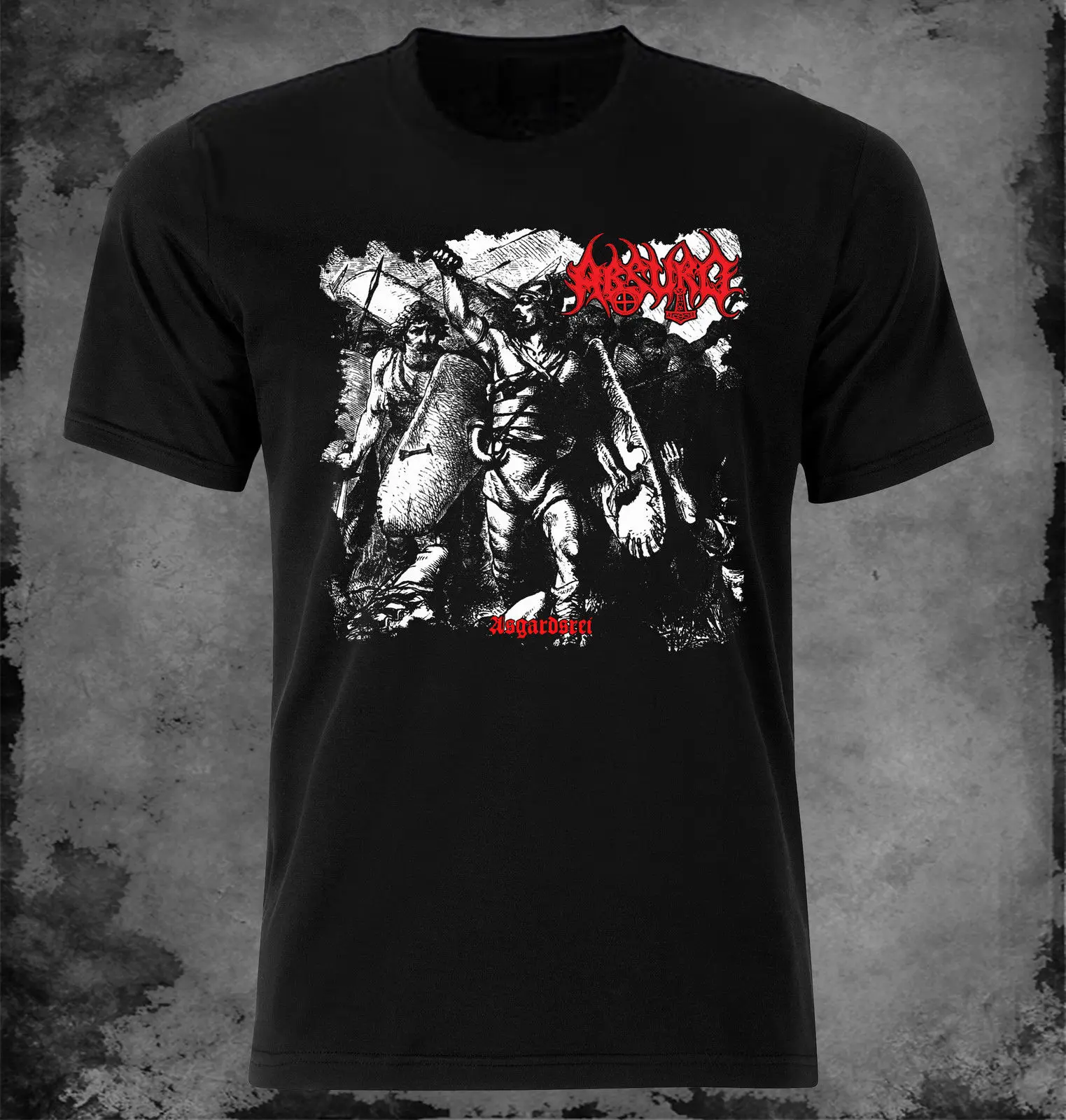 

Absurd - Asgardsrei t-shirt XS - S - M - L - XL - XXL - NSBM, black metal Cheap wholesale tees 2019 fashion t shirt