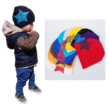 

Hot sale Baby Hat Spring Summer New Cotton Baby Cap Five Star Children Hat Elasticity Comfortable Baby Cute Baby Hat W0056