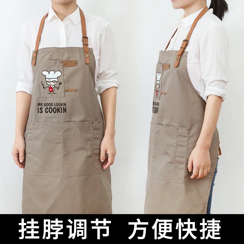 

Pure Color Cooking Kitchen Apron For Woman Men Chef Waiter Cafe Shop BBQ Hairdresser Aprons Custom Logo Gift Bibs Wholesale