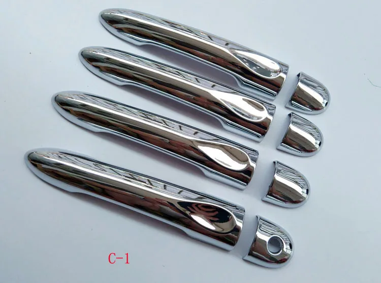 Free shipping For Renault Samsung QM3  Captur  2014 2015 door handle cover ABS Chrome 8pcs car accessories (2)