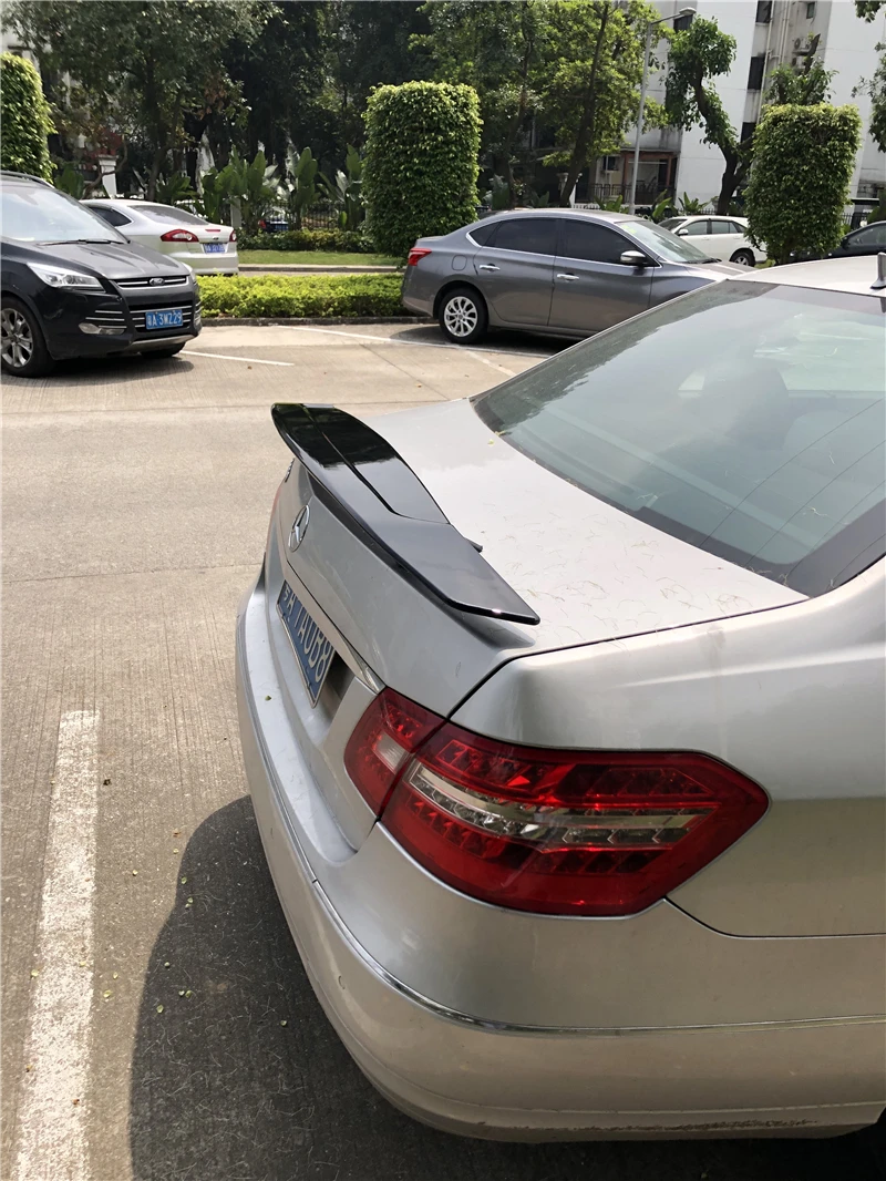 Для W212 спойлер 2006 2018 Mercedes Benz E CLASS TF E200 E260 E63 Спойлер ABS Материал заднее крыло