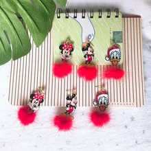 

Mini Style Women Earrings Creative Design Japan Cartoon Mouse Minnie Sakura Momoko Luffy Cute Drop Earrings For Women Girls Kids