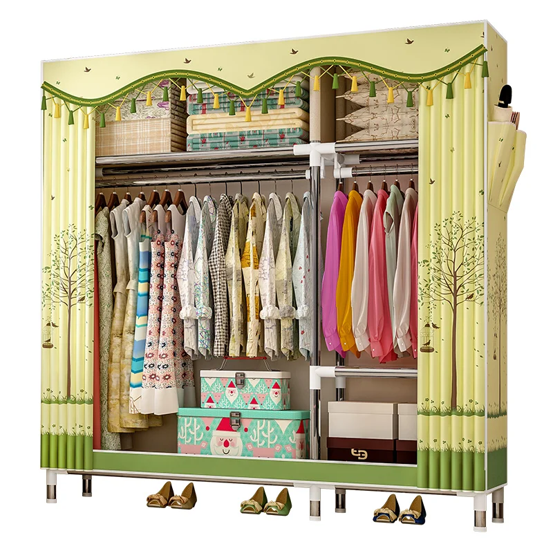 Multifunctional non-woven storage wardrobe locker, folding portable cloth wardrobe dust cover home furniture Multifunctional non-woven storage wardrobe locker, folding portable cloth wardrobe dust cover home furniture