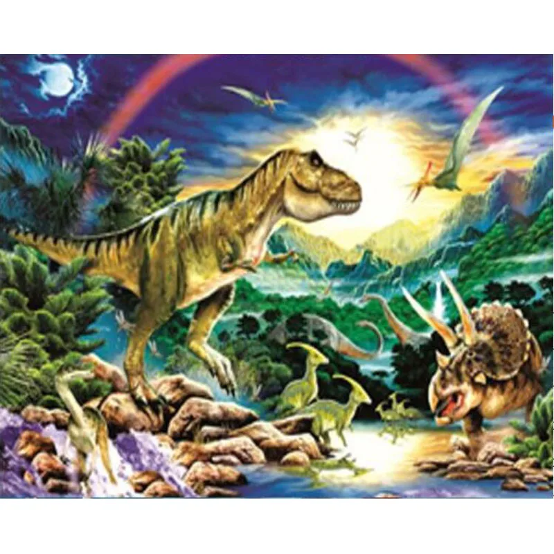 

H2112 diy painting,diamont painting,diamond embroider Dinosaur