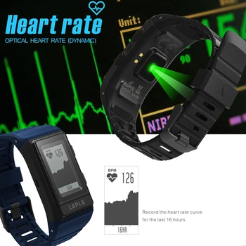 

Fashion GPS Smart Bracelet Wristband IP68 Waterproof Heart Rate Sleep Monitor Sedentary Reminder Sports Band for Android iOS
