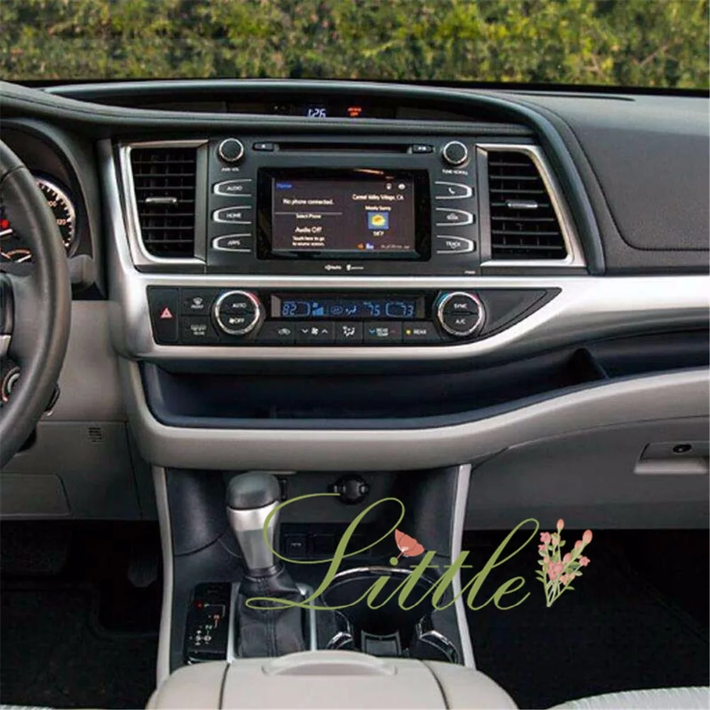 Best Tesla style 12.1 inch Car No DVD Player GPS Navigation For Toyota Highlander 2014-2018 radio stereo multimedia Touch Screen 1