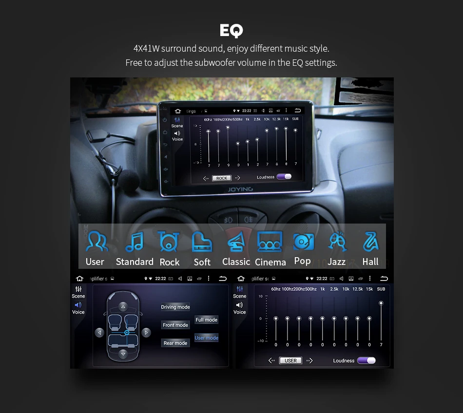 Clearance QD JOYING Android 8.0 Car Radio Stereo Single Din 4GB +32GB Universal Head Unit Multimedia Player Support Carplay Video Output 7