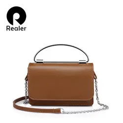 Realer Бренд Новое поступление Женская сумка модные женские туфли Mini Crossbody сумка женская сумочка зеленый