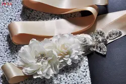 TRiXY B260 стразы из бисера цветок Свадебные ремни красивый цветок свадебный пояс пояса свадебные аксессуары быстрая доставка