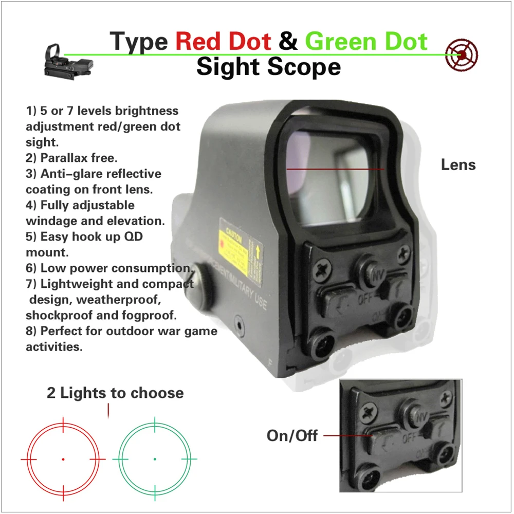 551 red green dot sight scope 1 (1)